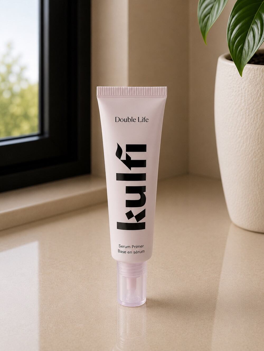 $34 Kulfi Double Life Serum Primer Hydrating Makeup Primer Full Size New